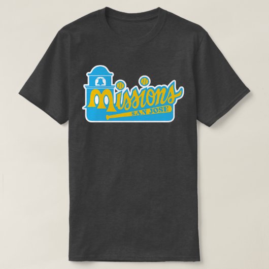 サンノゼ・ミッション野球チームTシャツ Tシャツ (デザイン正面)