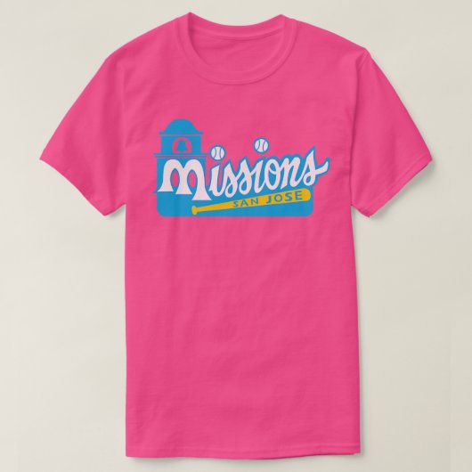サンノゼ・ミッション野球Tシャツ Tシャツ (デザイン正面)