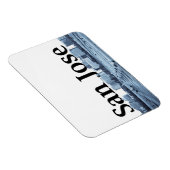 サンノゼCAスカイラインとサンノゼのスカイライン マグネット (右側)