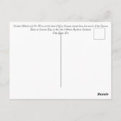 サンノックス湾のカイステアルアブハイルとCirMhor ポストカード (裏面)