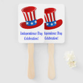 サンハットおじさん ハンドファン (正面&裏面)