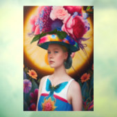 サンハットフローラの女性 ウィンドウサイン (シート3)