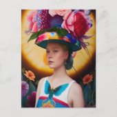 サンハットフローラの女性 ポストカード (正面)