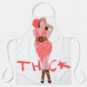 サンハット水玉模様ドレスシック エプロン (正面)