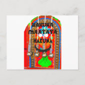 サンバカーニバルの色blings.アール感動的ト ポストカード (正面)