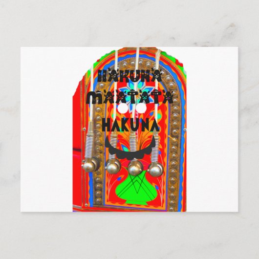 サンバカーニバルの色blings.アール感動的ト ポストカード (正面)