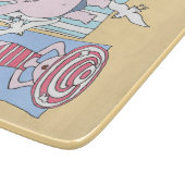 サンバザーズおもしろいアットビーチハンドドローアート カッティングボード (角)