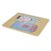 サンバザーズおもしろいアットビーチハンドドローアート カッティングボード (角)