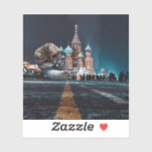 サンバジルの大聖堂とホシコ シール (シート)