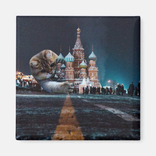 サンバジルの大聖堂とホシコ マグネット (正面)