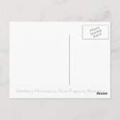 サンバタモンステリア ポストカード (裏面)