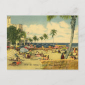 サンバッシングシーサイドアットマイアミビーチ。 シーズンポストカード (正面)