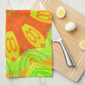 サンバモティーキアートプリント キッチンタオル (四つ折り)