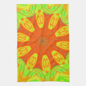 サンバモティーキアートプリント キッチンタオル (縦)