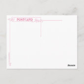 サンバラ葉書の庭の黄色 ポストカード (裏面)