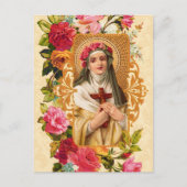 サンバラ葉書の庭の黄色 ポストカード (正面)