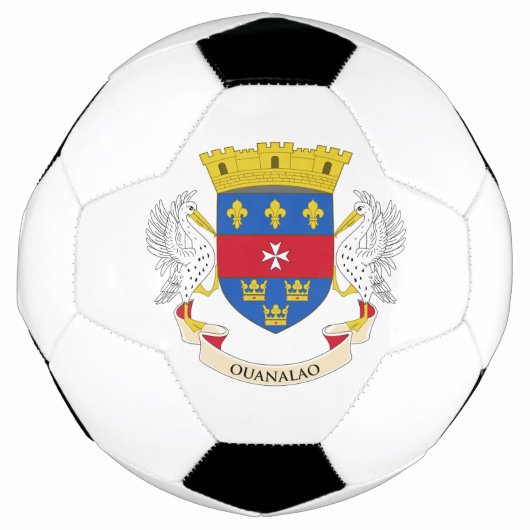 サンバルテルミー旗 サッカーボール (正面)