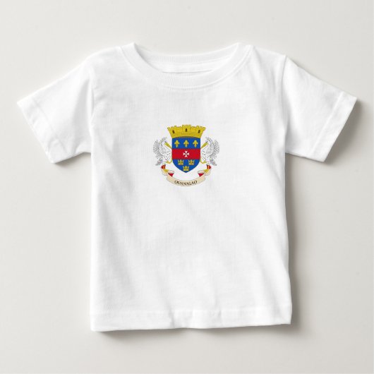 サンバルテルミー旗 ベビーTシャツ (正面)