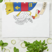 サンバルテレミー国旗 キッチンタオル (折り畳み)