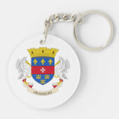 サンバルテレミー国旗 キーホルダー (裏面)