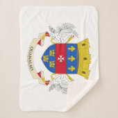 サンバルテレミー国旗 シェルパブランケット (正面)