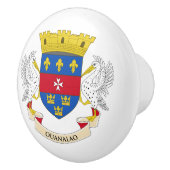 サンバルテレミー国旗 セラミックノブ (右)