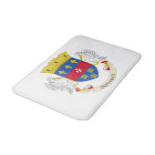 サンバルテレミー国旗 バスマット (アングル)