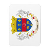 サンバルテレミー国旗 マグネット (縦)