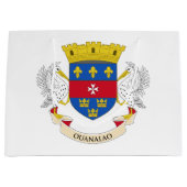 サンバルテレミー国旗 ラージペーパーバッグ (正面)