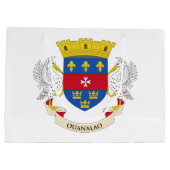 サンバルテレミー国旗 ラージペーパーバッグ (裏面)