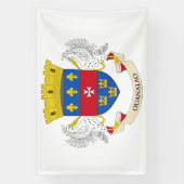 サンバルテレミー国旗 横断幕 (縦)