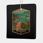 サンバルテレミー セラミックオーナメント (左)