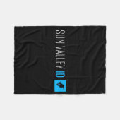 サンバレーアイダホスノーボードボックスタイプ フリースブランケット (正面(横))