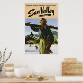 サンバレーアイダホヴィンテージ旅行ポスター ポスター (キッチン)
