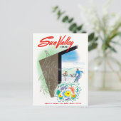 サンバレーヴィンテージ旅行はがき ポストカード (スタンド正面)