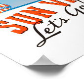 サンバレーヴィンテージ旅行ポスター ポスター (角)