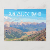 サンバレー,アイダホ,ヴィンテージ旅行スタイル ポストカード (正面)