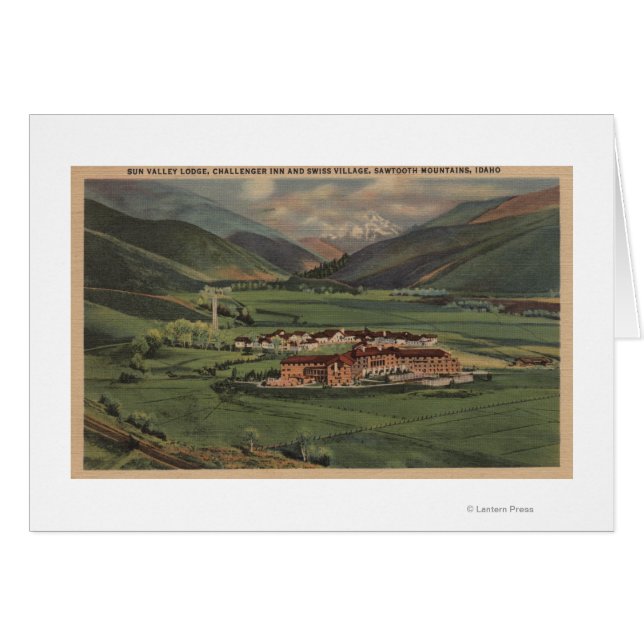 サンバレー、IDView of Sun Valley Lodge (正面横)