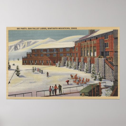 サンバレーID – スキーパーティーアットロッジソーツース ポスター (正面)
