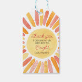 サンバースデーのまわりにタパーティー第1回 ギフトタグ (正面)