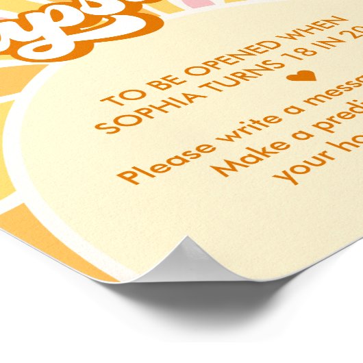 サンバースデーパーティーガールタイムカプセル ポスター (角)