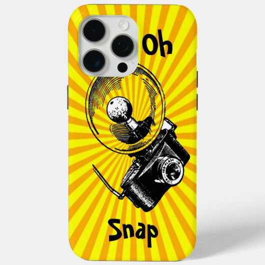 サンバースト オールドカメラ Case-Mate iPhoneケース (裏面)