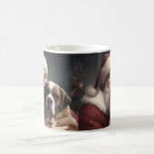 サンバーナルドウィズサンタクロースフェスティバルクリスマス コーヒーマグカップ (中央)