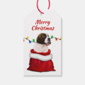 サンバーナルドパピーインサンタバッグ ギフトタグ (正面)