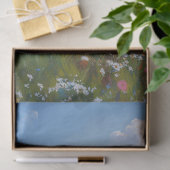 サンバーナード風光明媚な野草畑デコページ 薄葉紙 (ギフト)