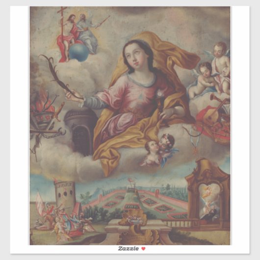 サンバーバラヴァージンと殉教者 シール (シート)