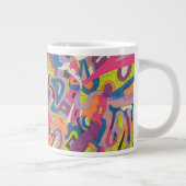 サンバ抽象芸術 ジャンボコーヒーマグカップ (右)