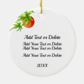 サンバ/フラメンコのダンサー セラミックオーナメント (裏面)