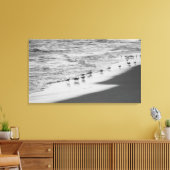 サンパイパーを追いかける キャンバスプリント (インサイチュ (リビング))