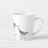 サンパイパーショアバード雷鳴_入り カフェラテマグ (右)